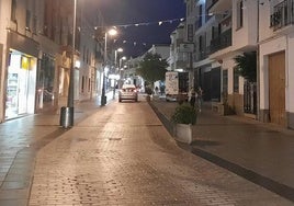 Noche de lluvia en Miajadas.