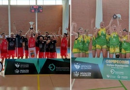 El pabellón municipal de Miajadas acogió la final del Trofeo Diputaciones de Baloncesto