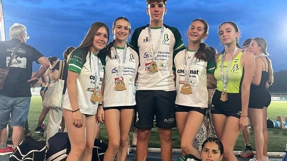Grandes resultados del Club Atletismo Miajadas en el Campeonato de Extremadura JUDEX sub16 y sub18