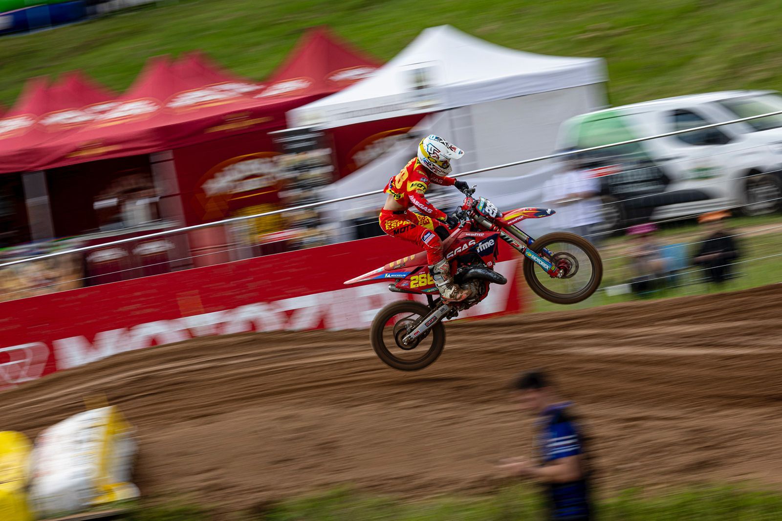 Samuel Tapia en una de las carreras del Europeo.