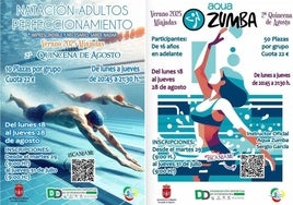 Siguen los cursos de verano con Natación para Adultos y Aqua-Zumba