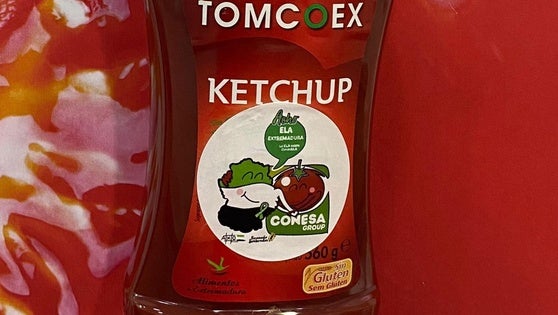 'ELA Extremadura' lanza el Ketchup Solidario gracias a Tomcoex y grupo CAZORLA