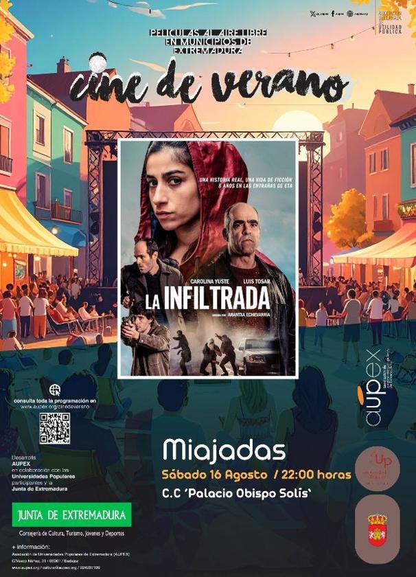 Imagen principal - Vuelve el Cine de Verano a Miajadas