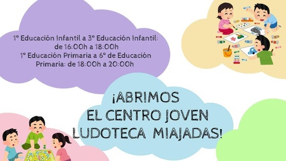 Reabre el Espacio para la Creación Joven Ludoteca de Miajadas
