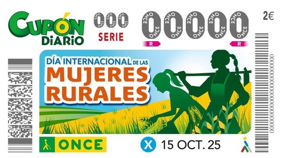 La ONCE presentará en Miajadas el cupón del 'Día Internacional de las Mujeres Rurales'