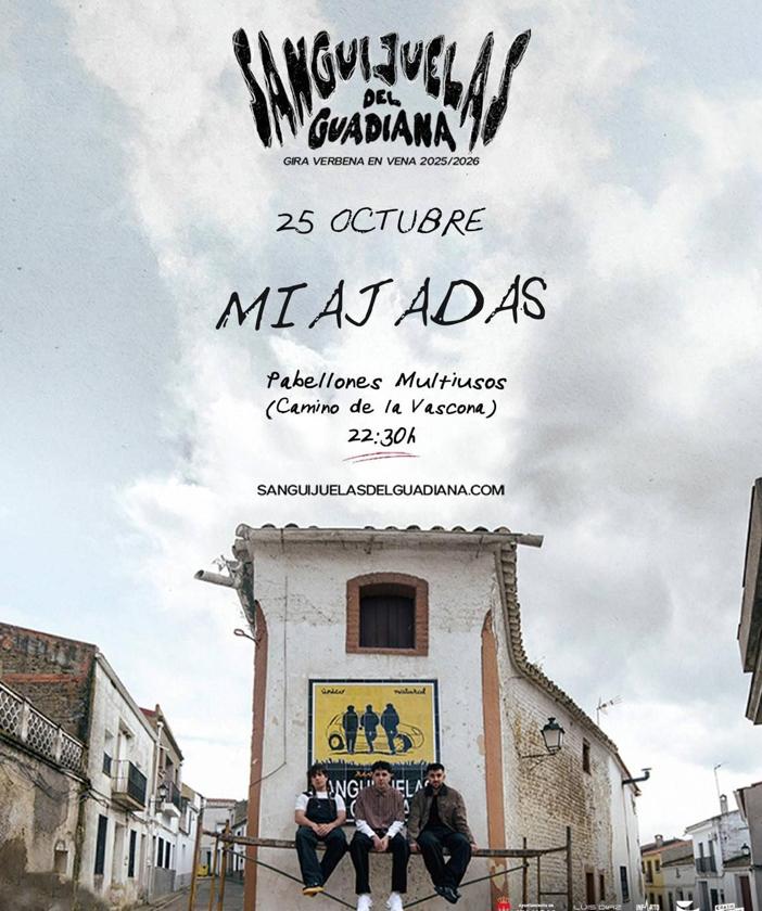 Miajadas se prepara para disfrutar con Sanguijuelas del Guadiana