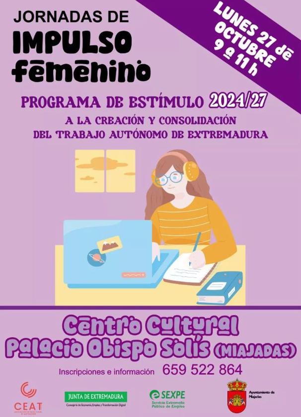 CEAT Badajoz organiza la segunda jornada de 'Impuso Femenino' en Miajadas
