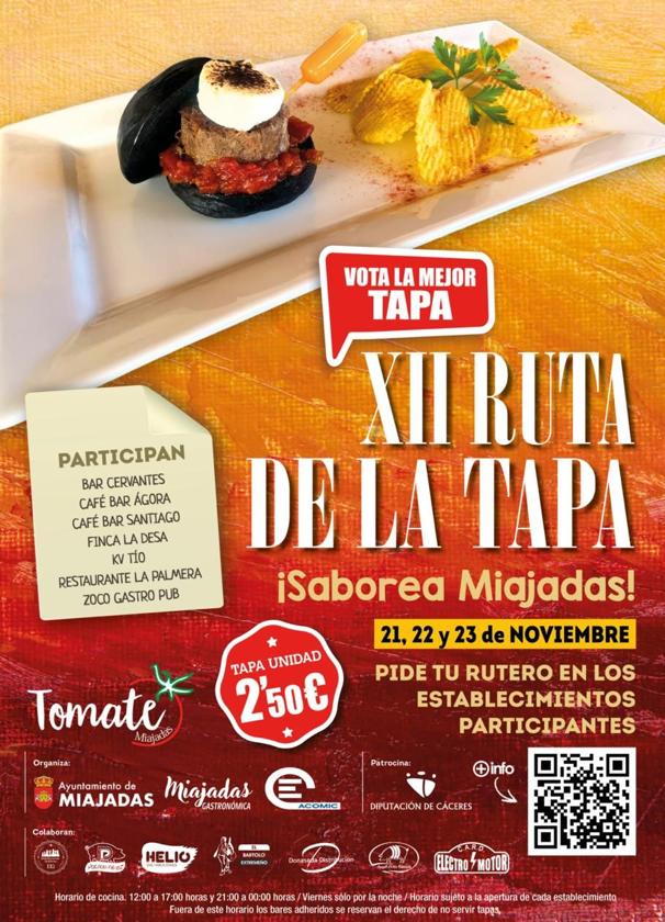 Vuelve la Ruta de la Tapa de Miajadas