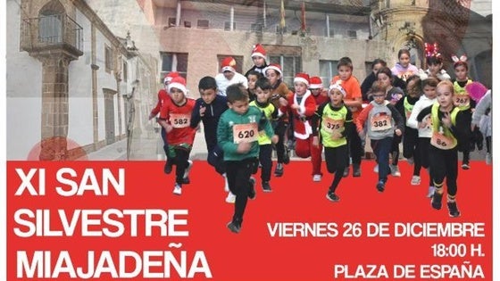 La XI San Silvestre miajadeña se celebrará el viernes 26 de diciembre