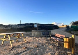 Nueva zona de descanso en el Camino del Pozo de la República