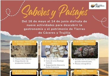 Un programa de actividades gratuitas pondrá en valor el patrimonio y la gastronomía de Tierras de Cáceres y Trujillo