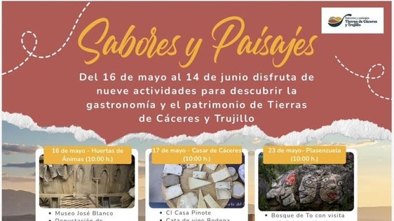 Un programa de actividades gratuitas pondrá en valor el patrimonio y la gastronomía de Tierras de Cáceres y Trujillo