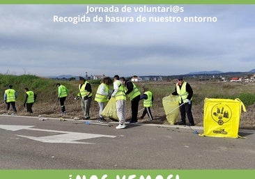 Miajadas celebra el día del reciclaje con una nueva jornada limpiando basuraleza