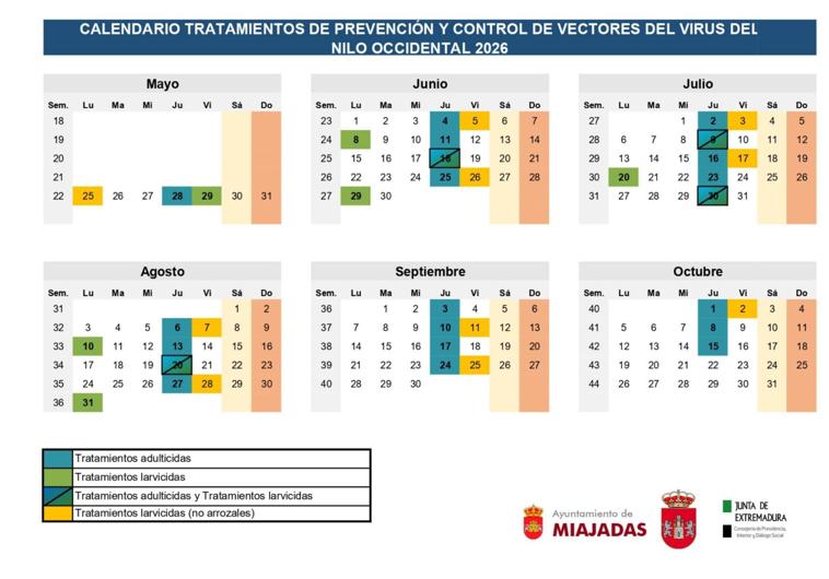Imagen principal - Miajadas planta cara a las plagas con un plan de choque simultáneo contra cucarachas y el Virus del Nilo