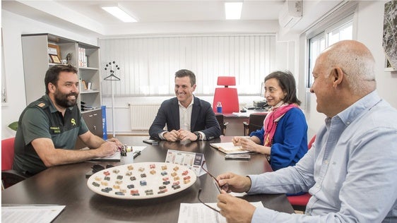 Un momento de la reunión.
