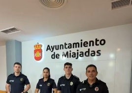 Presentación de los tres nuevos agentes.
