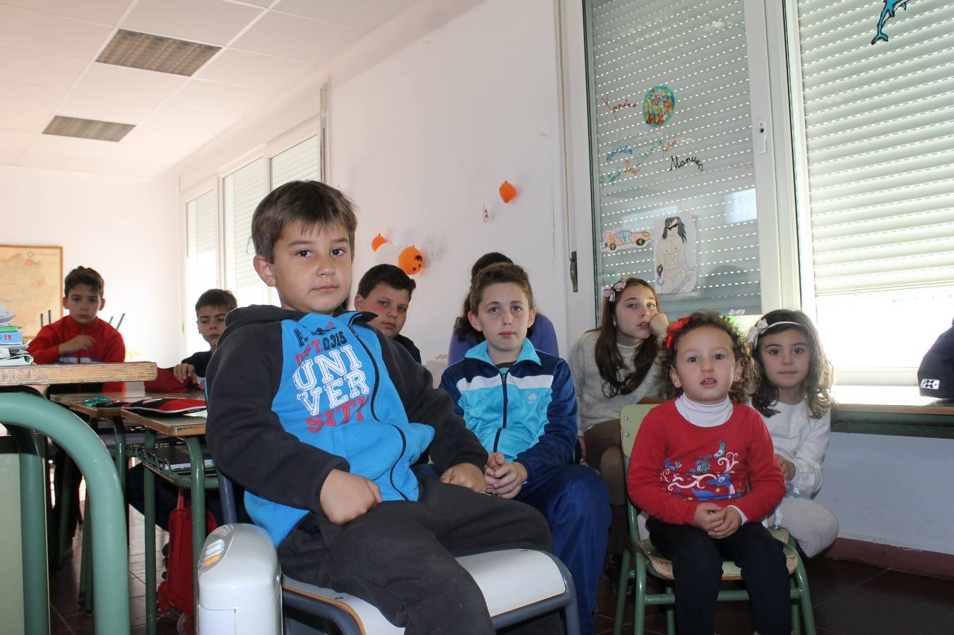 Niños participantes en la actividad 