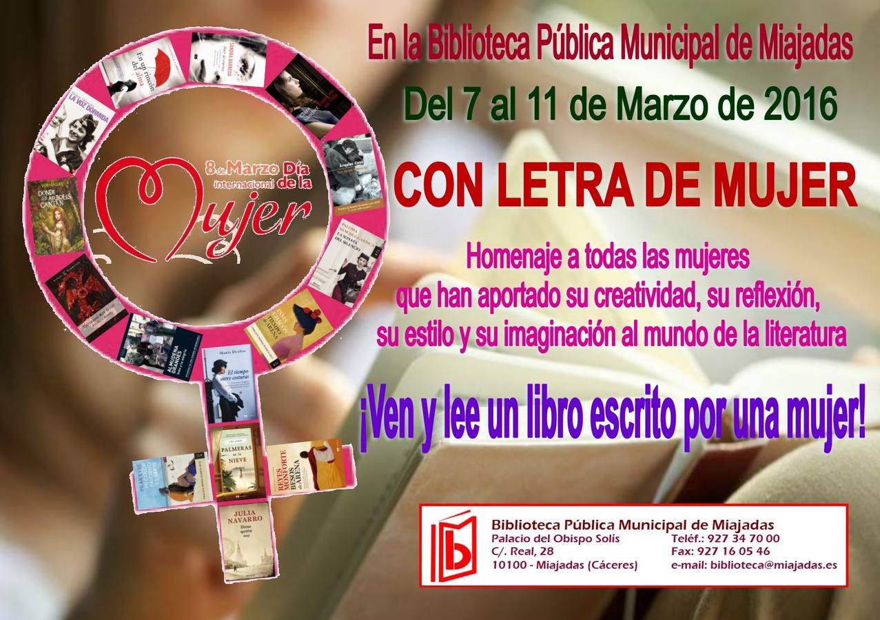 Cartel de la actividad. 