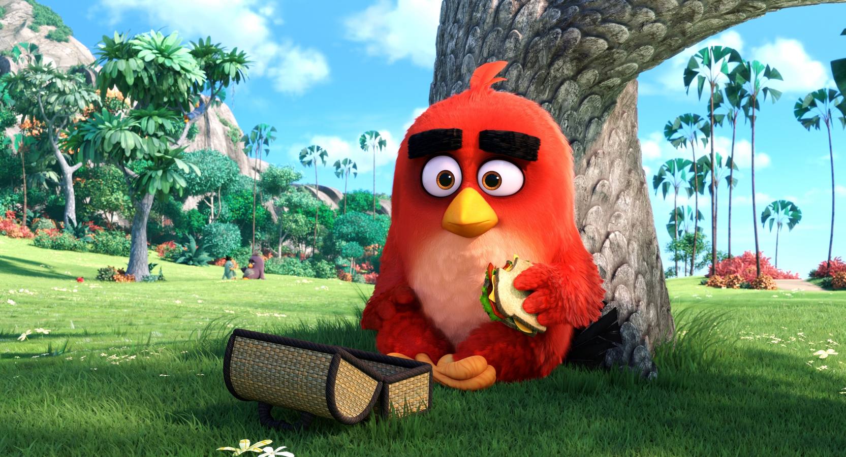 Secuencia de la película 'Angry Birds'. 