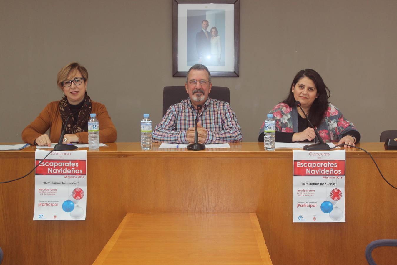 De izquierda a derecha: Marina Fuella, Andrés Tornero y Nuria García. 