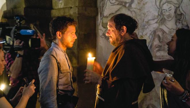 Imagen del rodaje de la película. 