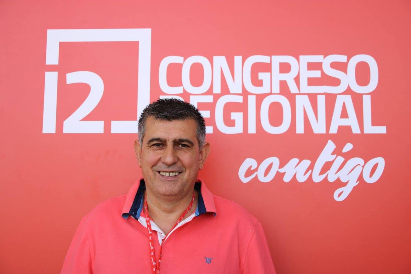 Antonio Díaz Alias en el 12º Congreso Regional del PSOE de Extremadura. 