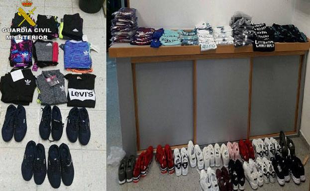 La Guardia Civil interviene en Cáceres artículos falsificados valorados en más de 12.000 euros