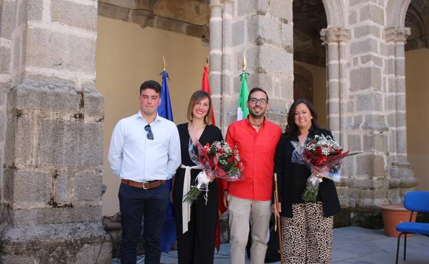 Concejales del PSOE que ayer tomaron posesión 
