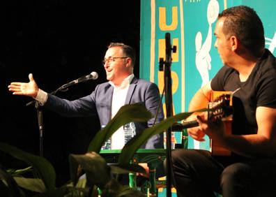 Imagen secundaria 1 - ARRIBA : Casiano, Pallero y Molina, los tres presidentes de la Peña;  ABAJO IZQUIERDA : Pedro Lomas, segundo clasificado  ABAJO DERECHA : Julián Jaramillo, tercer clasificado 