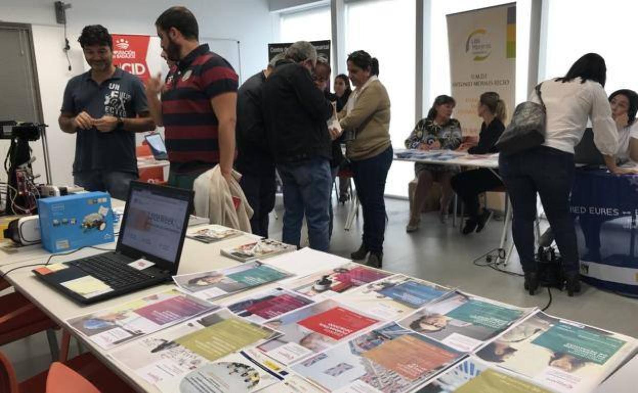 Imagen de la Feria de Empleo celebrada en Monesterio. 