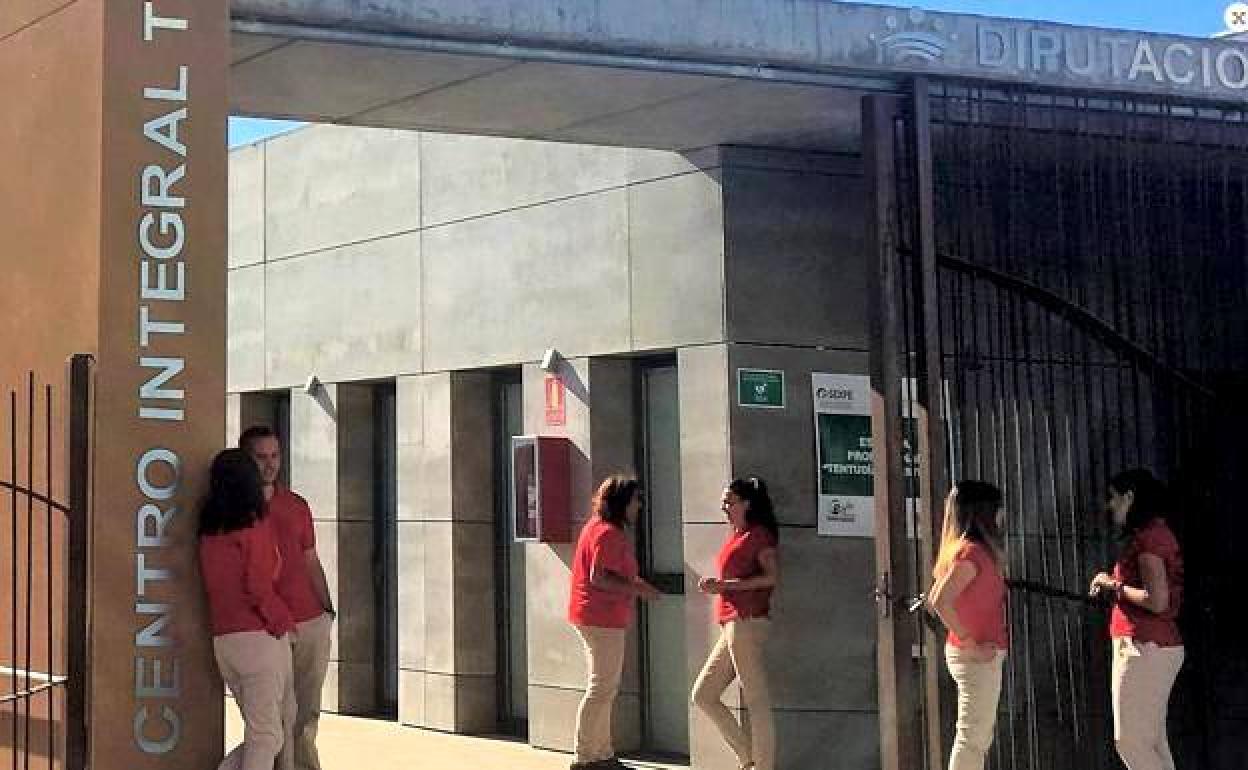 Entrada al CID Tentudía, donde tendrá lugar mañana el taller 