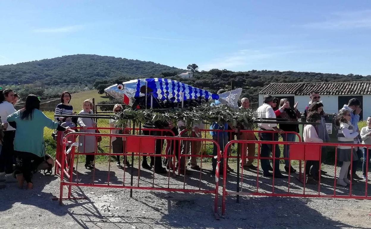 'Entierro de la Sardina' en Monesterio 