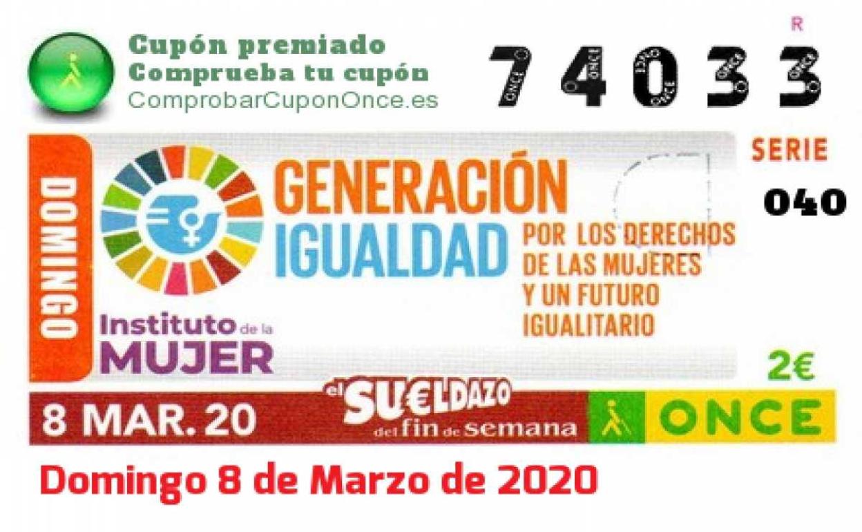 El cupón de la Once deja un sueldazo de 2.000 euros al mes durante diez años en Monesterio