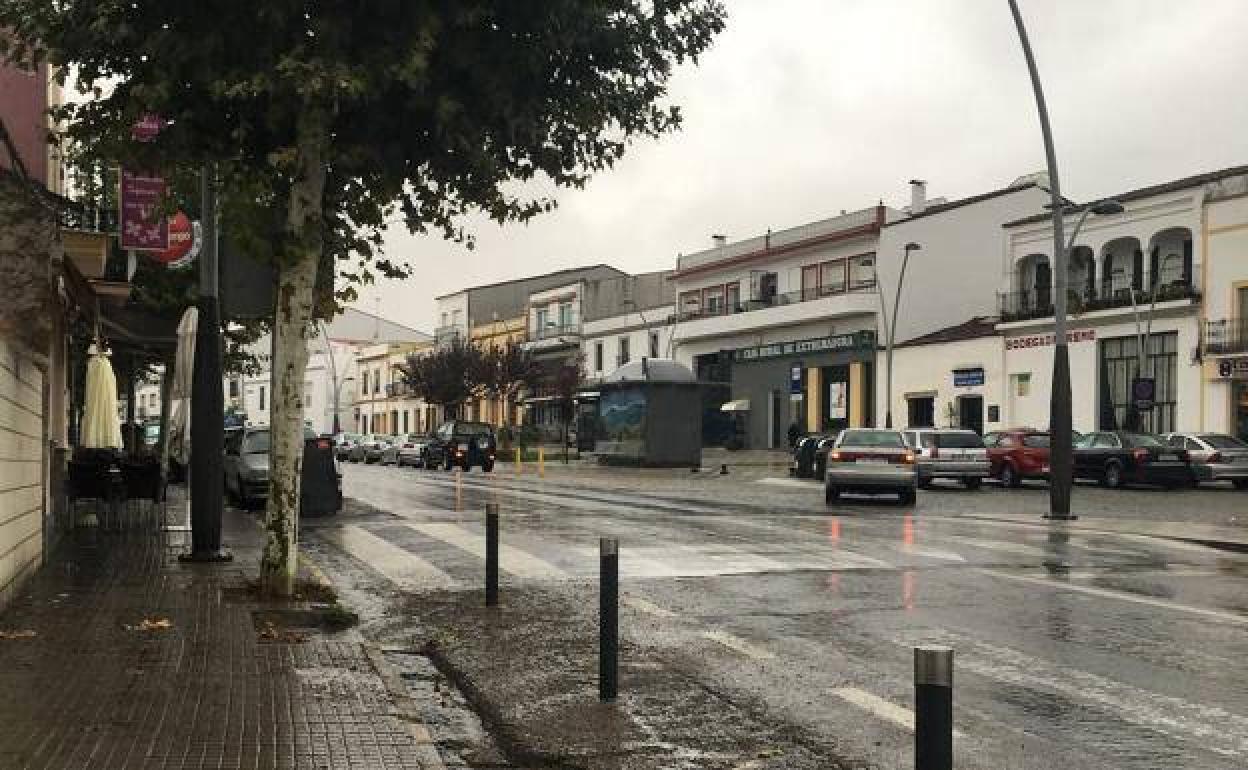 Día de lluvia en Monesterio 