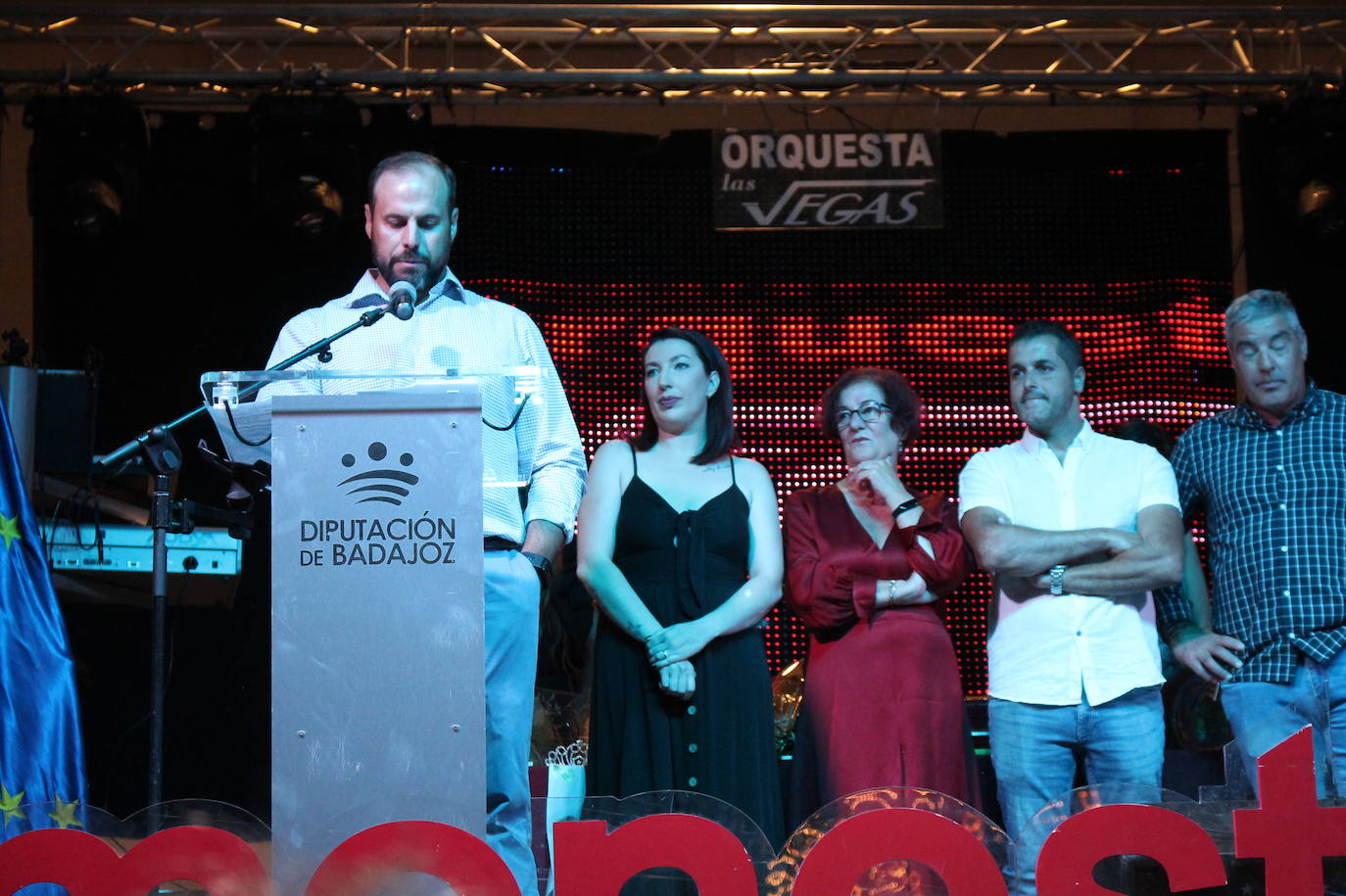 La Agrupación de Bomberos Voluntarios de Monesterio dio este año el pregón inicial de las Ferias y Fiestas 