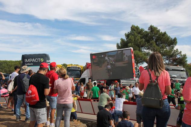 Las pantallas permitieron seguir toda la competición en directo 