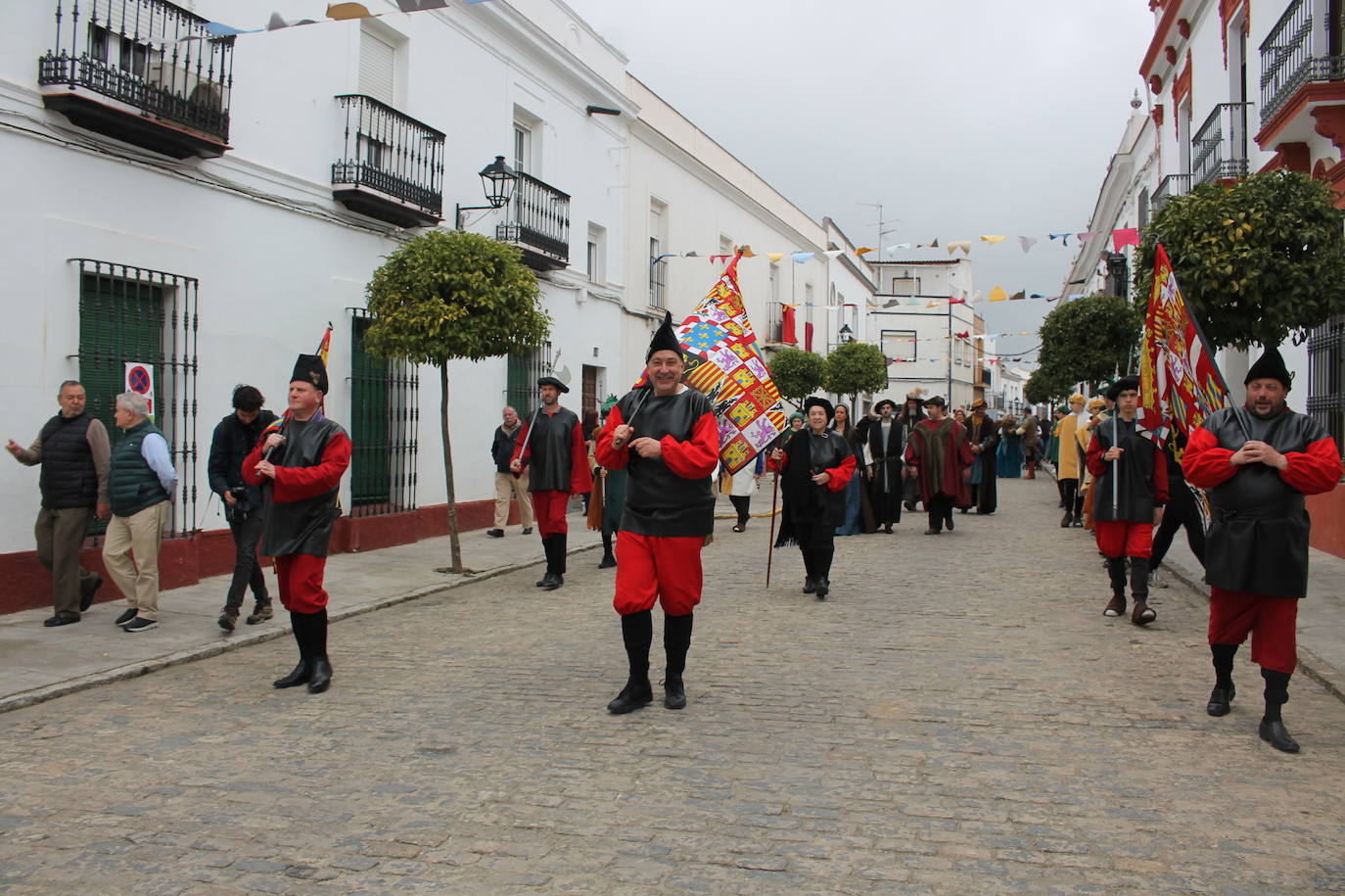 En imágenes, el II recibimiento de Carlos V en Monesterio