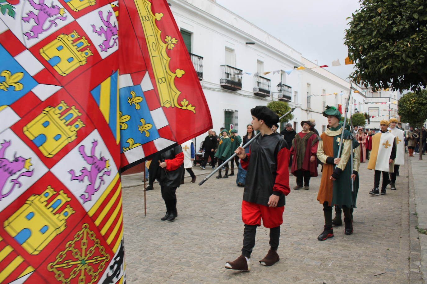 En imágenes, el II recibimiento de Carlos V en Monesterio