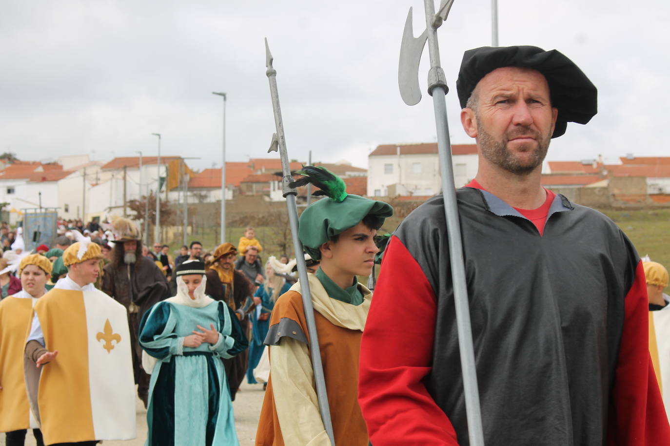 En imágenes, el II recibimiento de Carlos V en Monesterio