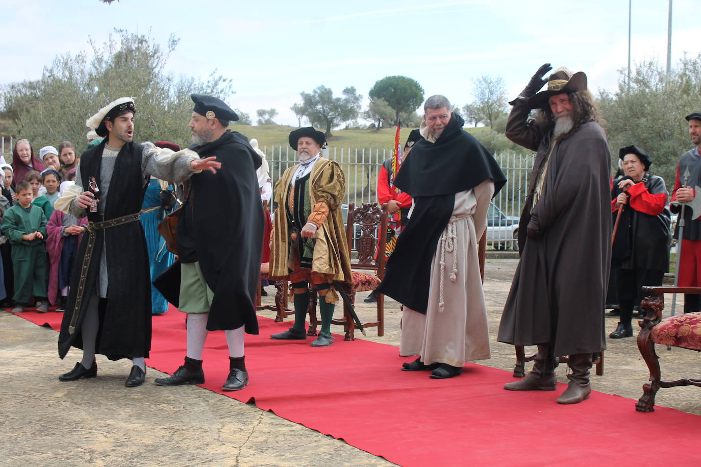 En imágenes, el II recibimiento de Carlos V en Monesterio