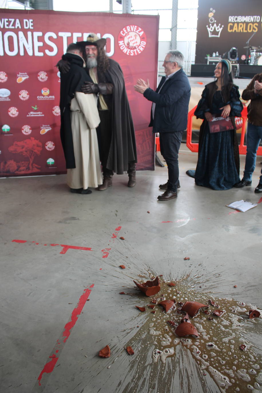 En imágenes, el II recibimiento de Carlos V en Monesterio