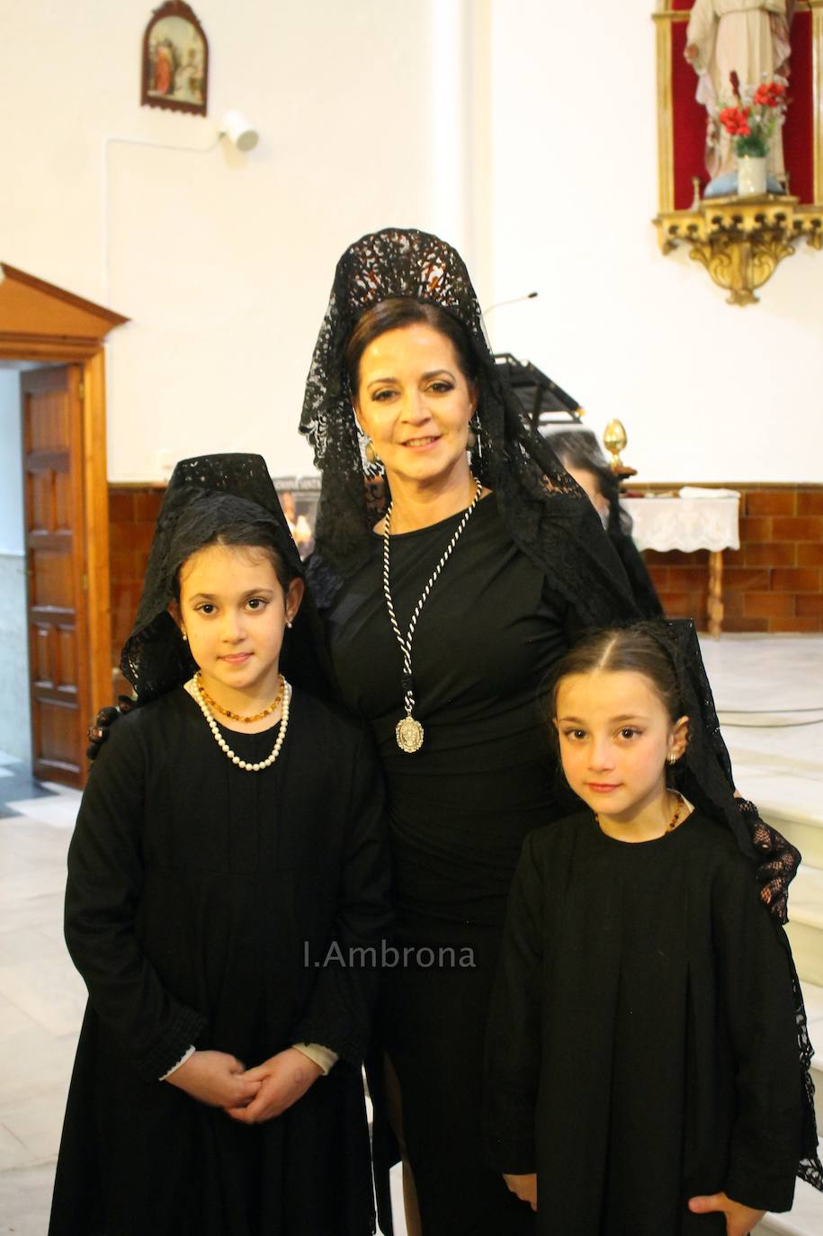 Solemne acto en la iglesia de Monesterio para el Cristo de la Buena Muerte