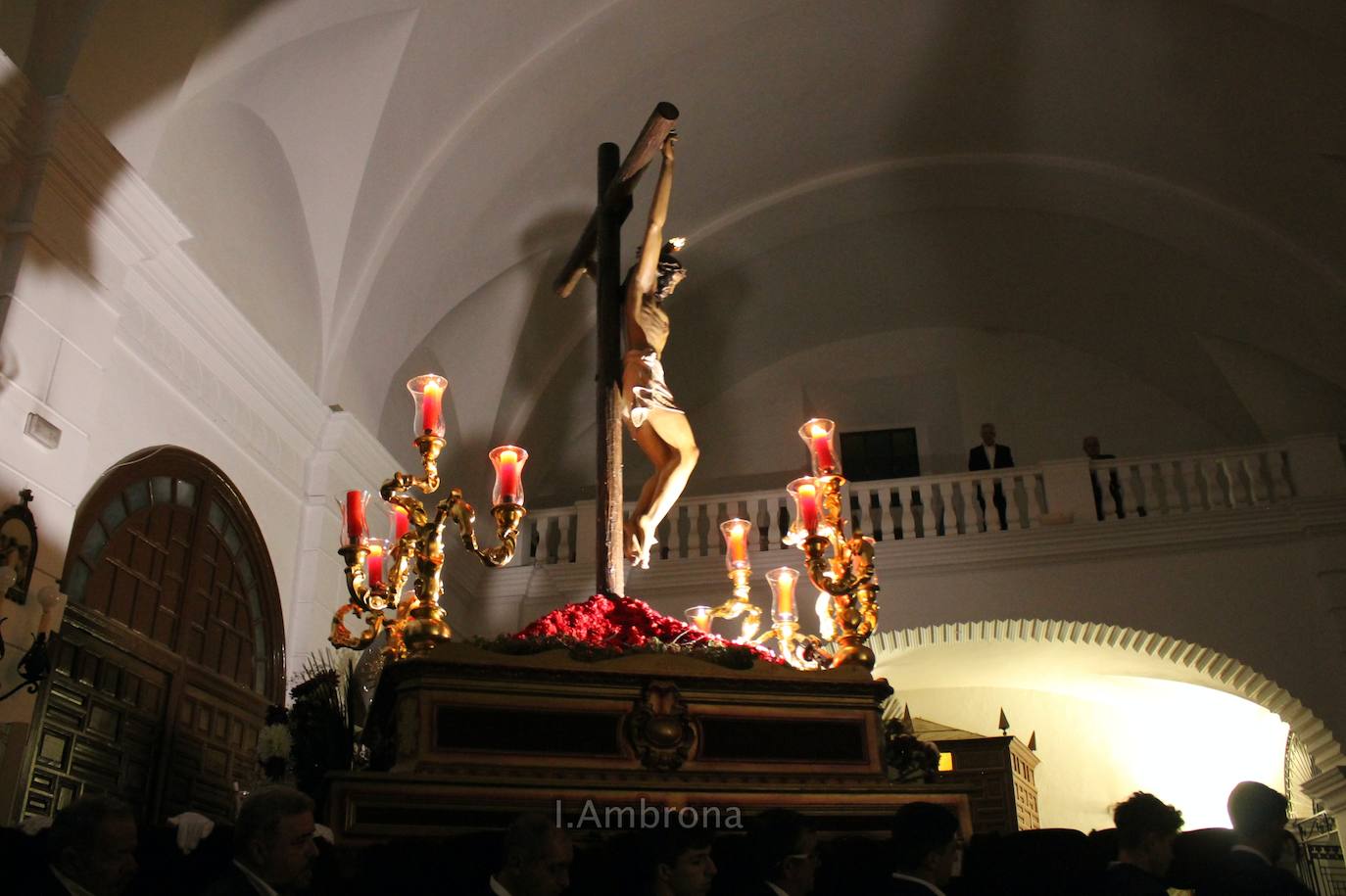 Solemne acto en la iglesia de Monesterio para el Cristo de la Buena Muerte