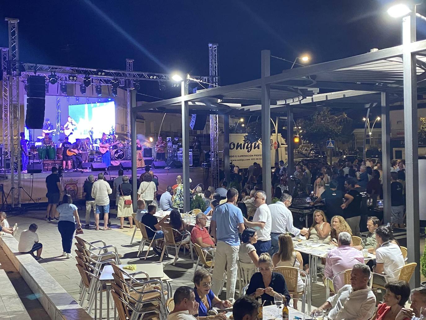 Concierto de Músicos en Movimiento en la Plaza de Triana