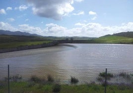 Imagen de archivo del embalse de Los Molinos, en el término municipal de Hornachos.