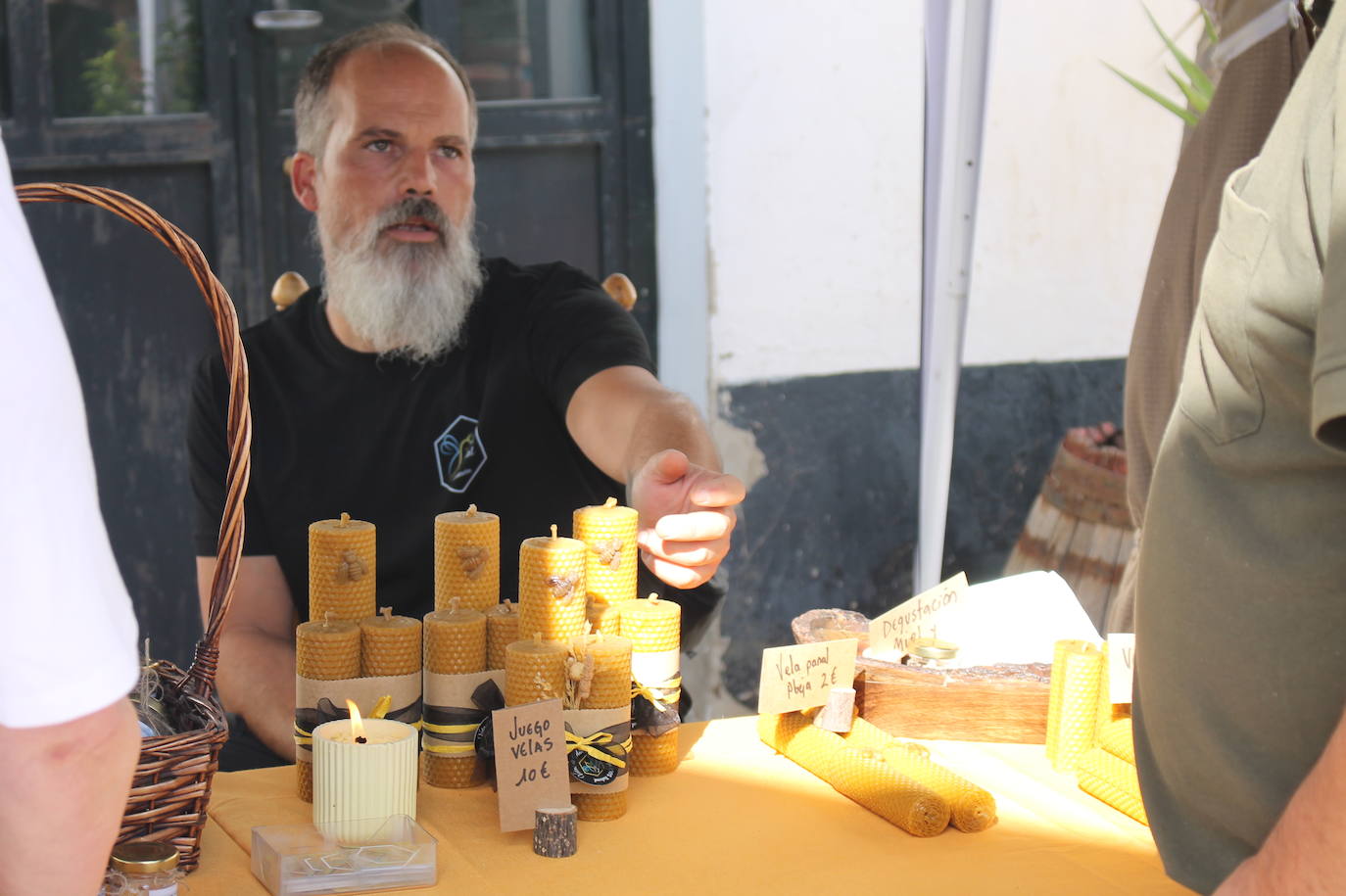 Velas de cera de abejas