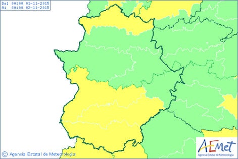 Alerta Meteorológica en Badajoz