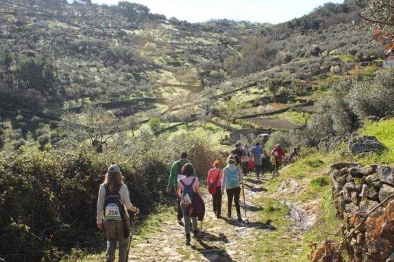 En una de las rutas el pasado año 