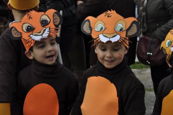 Durante el Pasacalles infantil es pasado año 