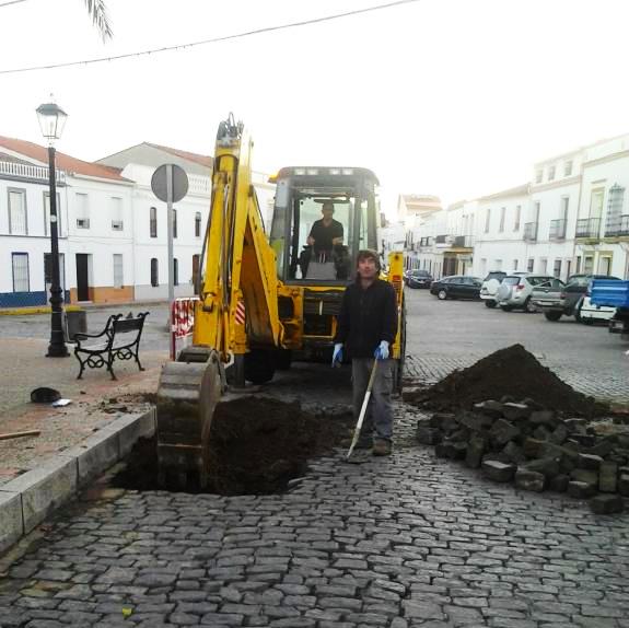 Durante la realización de trabajos municipales 